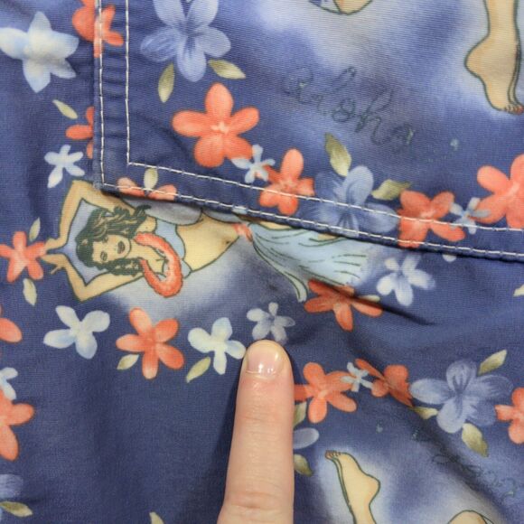 Clucky and Co Jacket Womens Small Floral Aloha Pin Up Girls All Over Print - Picture 4 of 14